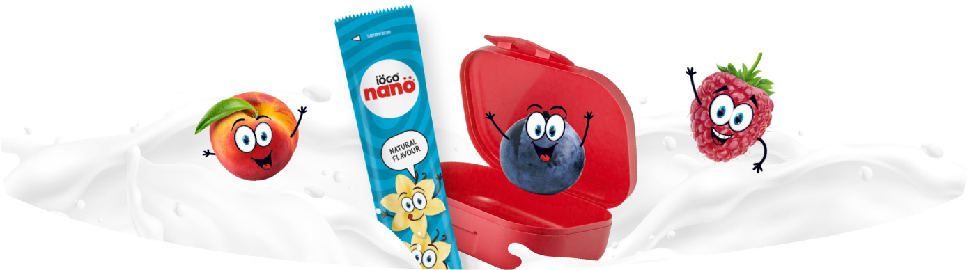 nanö - Drinkable yogurt Peach - 6x93ml - IÖGO